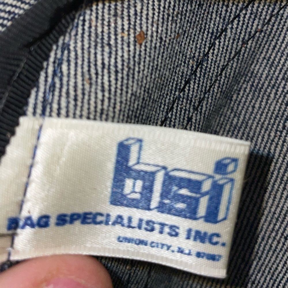 “1982”Blue Jean vintage NWOT Duffel Duffle Bag Men Gym Bag Sports Duffle‌‌‌ - Picture 13 of 15